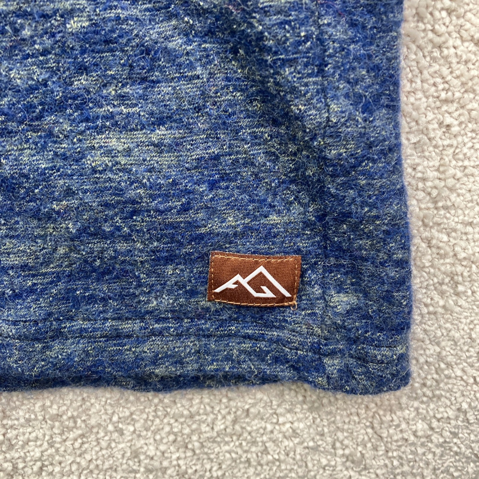 Appalachian Gear Company Men Xl Hoodie Blue All-Paca Alpaca Wool Made In Usa — image 6 of 6